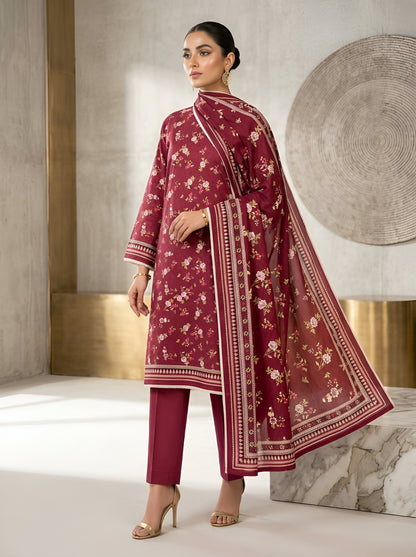 BIN SAEED LAWN THREE PIECE