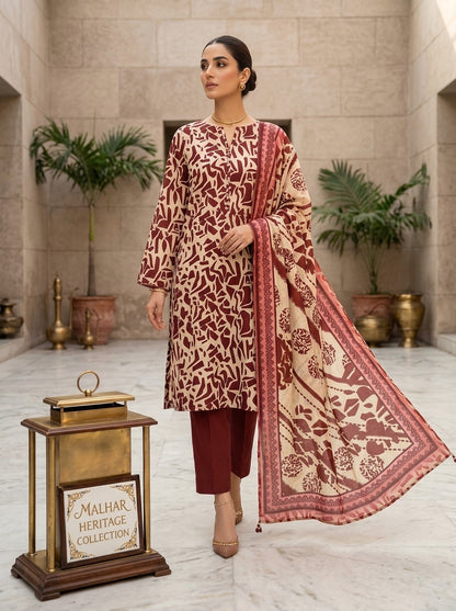 BAROQUE LAWN THREE PIECE