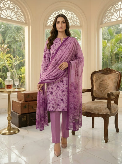 NISHAT LAWN THREE PIECE