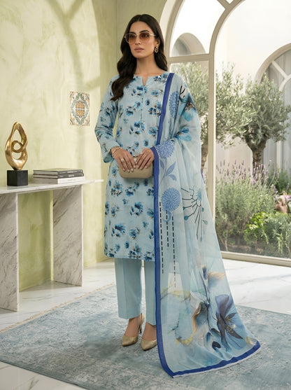 KHAADI LAWN THREE PIECE