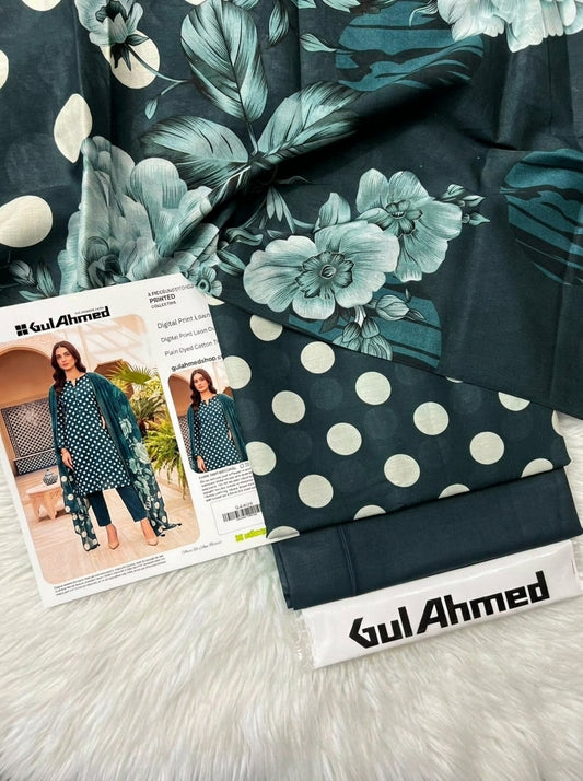 GUL AHMAD LAWN THREE PIECE