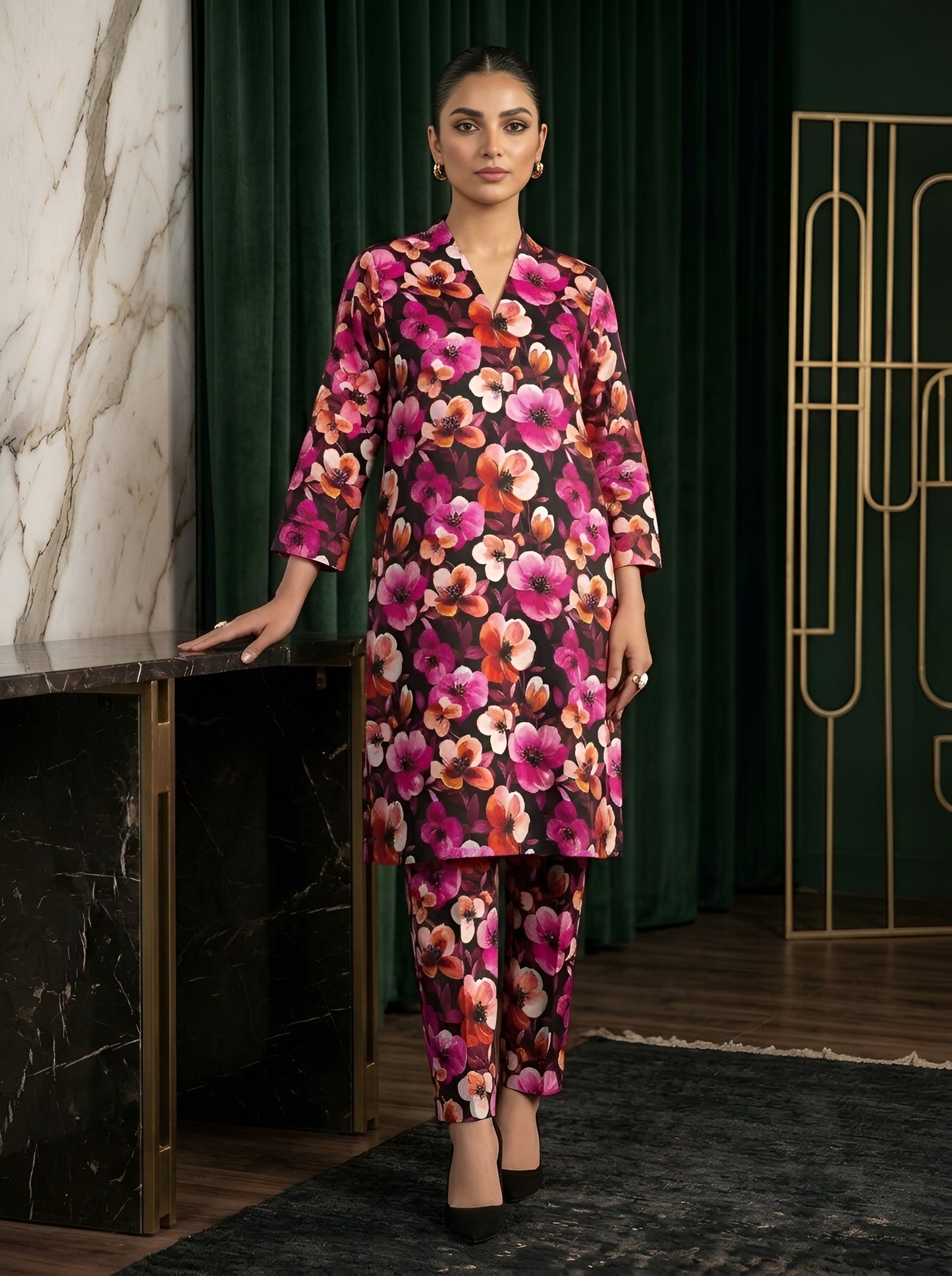 SEHAR LAWN TWO PIECE