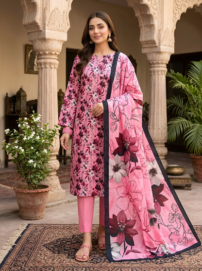 NISHAT LAWN THREE PIECE