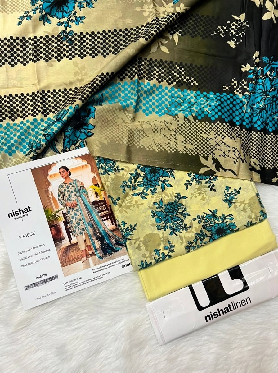 NISHAT LAWN THREE PIECE