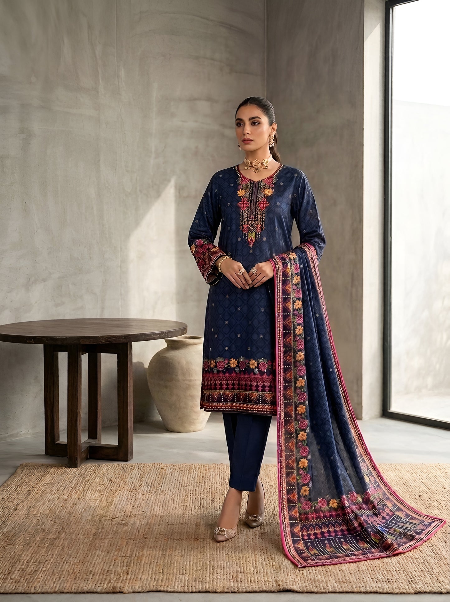 STAR LINEN THREE PIECE