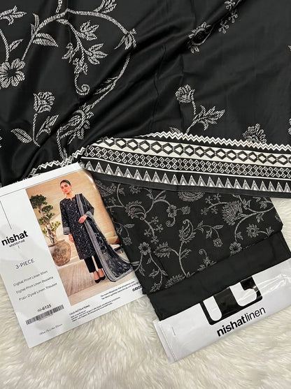 NISHAT LINEN THREE PIECE