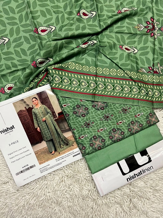 NISHAT LINEN THREE PIECE