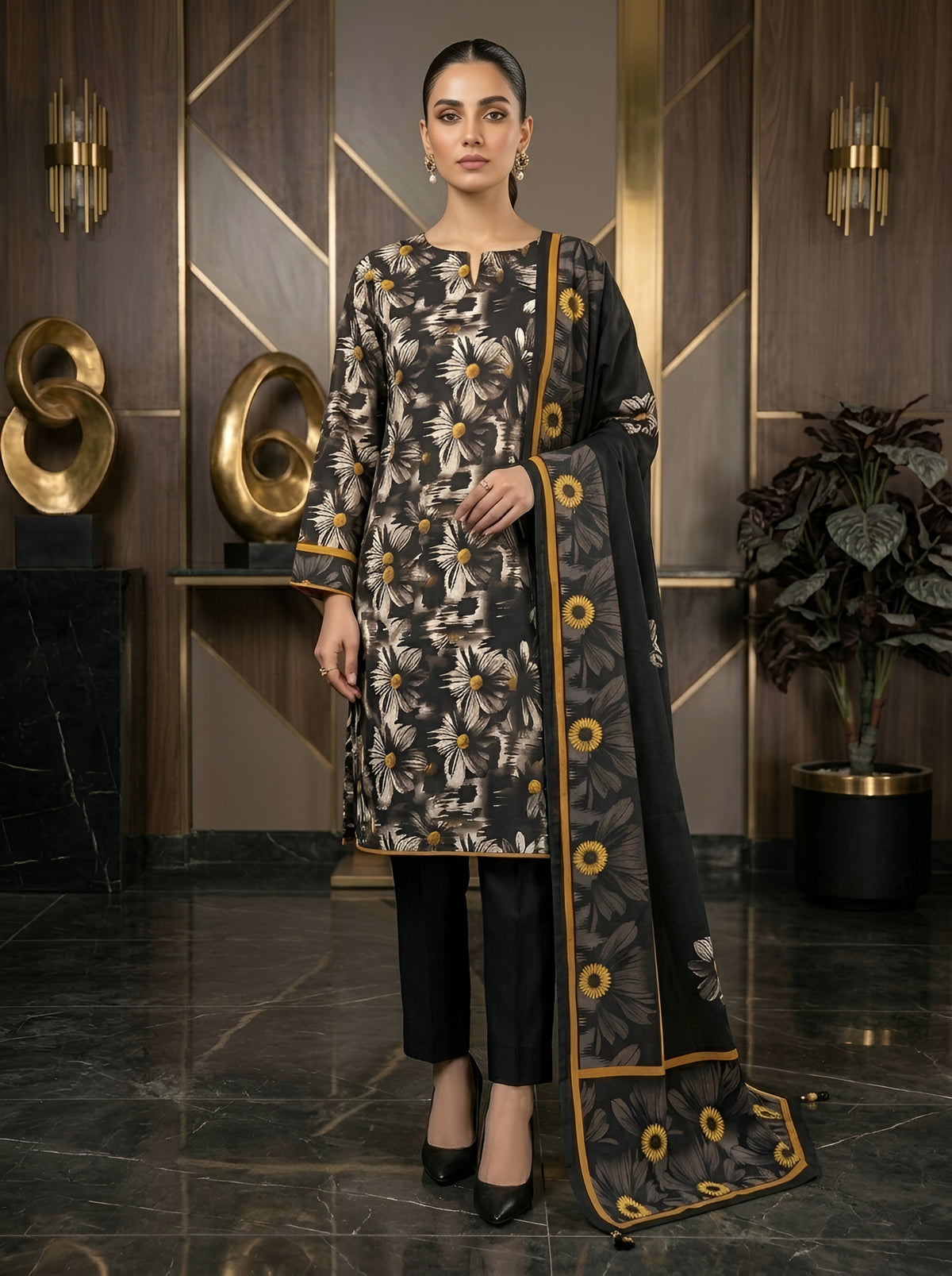 BIN SAEED LINEN 3-PIECE