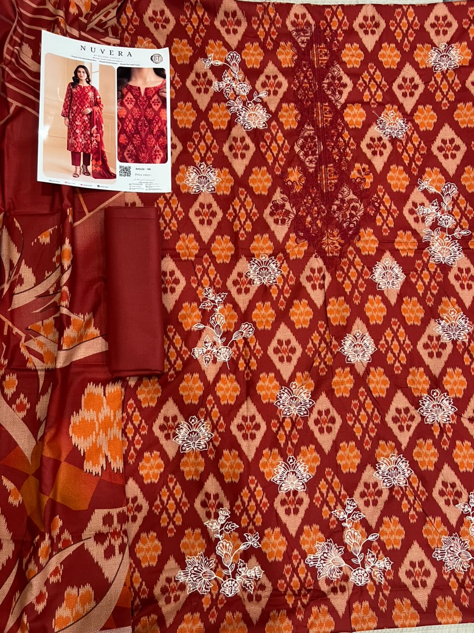 NUVERA BY BULANDI EMBROIDERY 3-PIECE