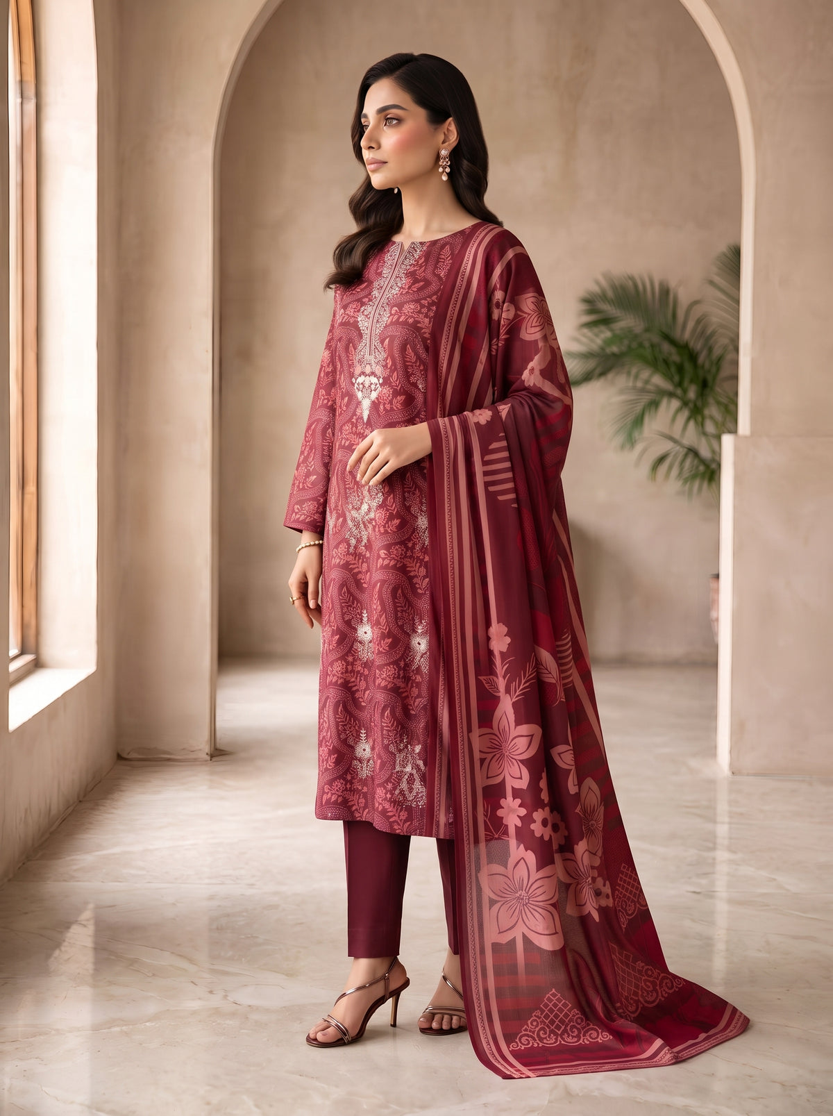 MEHRMA BY BULANDI EMBROIDERY 3-PIECE