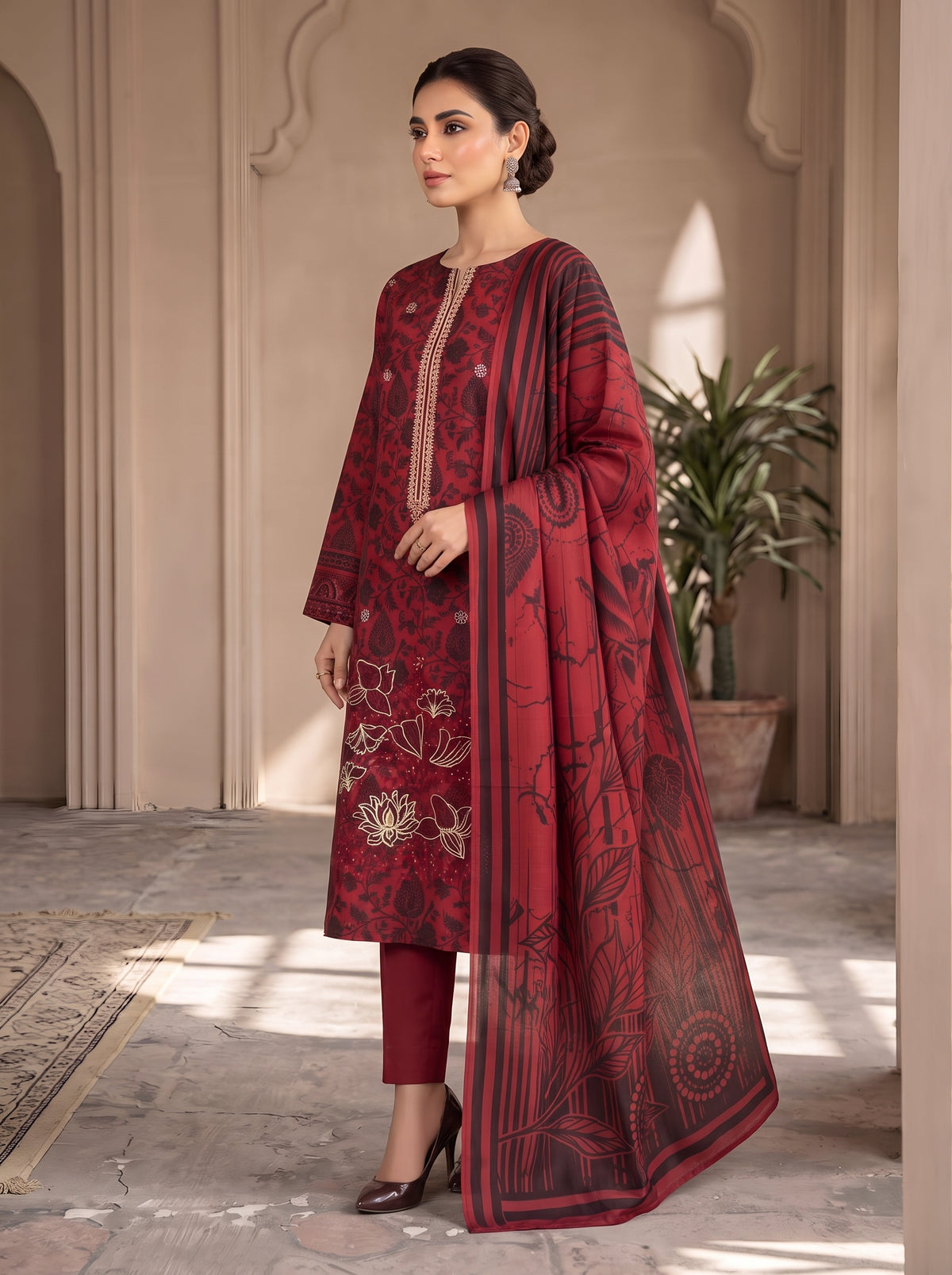 ABEESHA.B BY BULANDI EMBROIDERY 3-PIECE