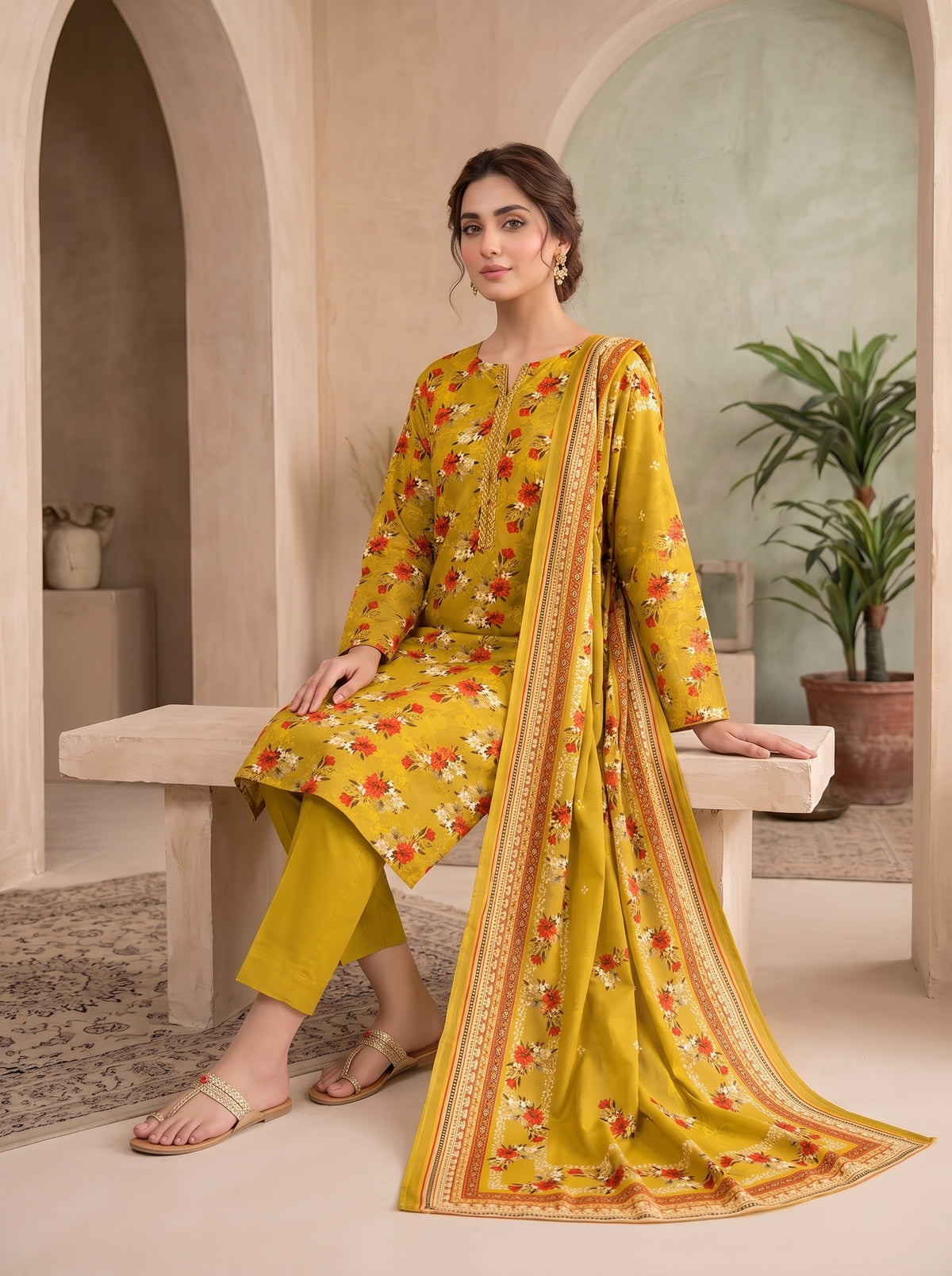 BIN SAEED LINEN 3-PIECE