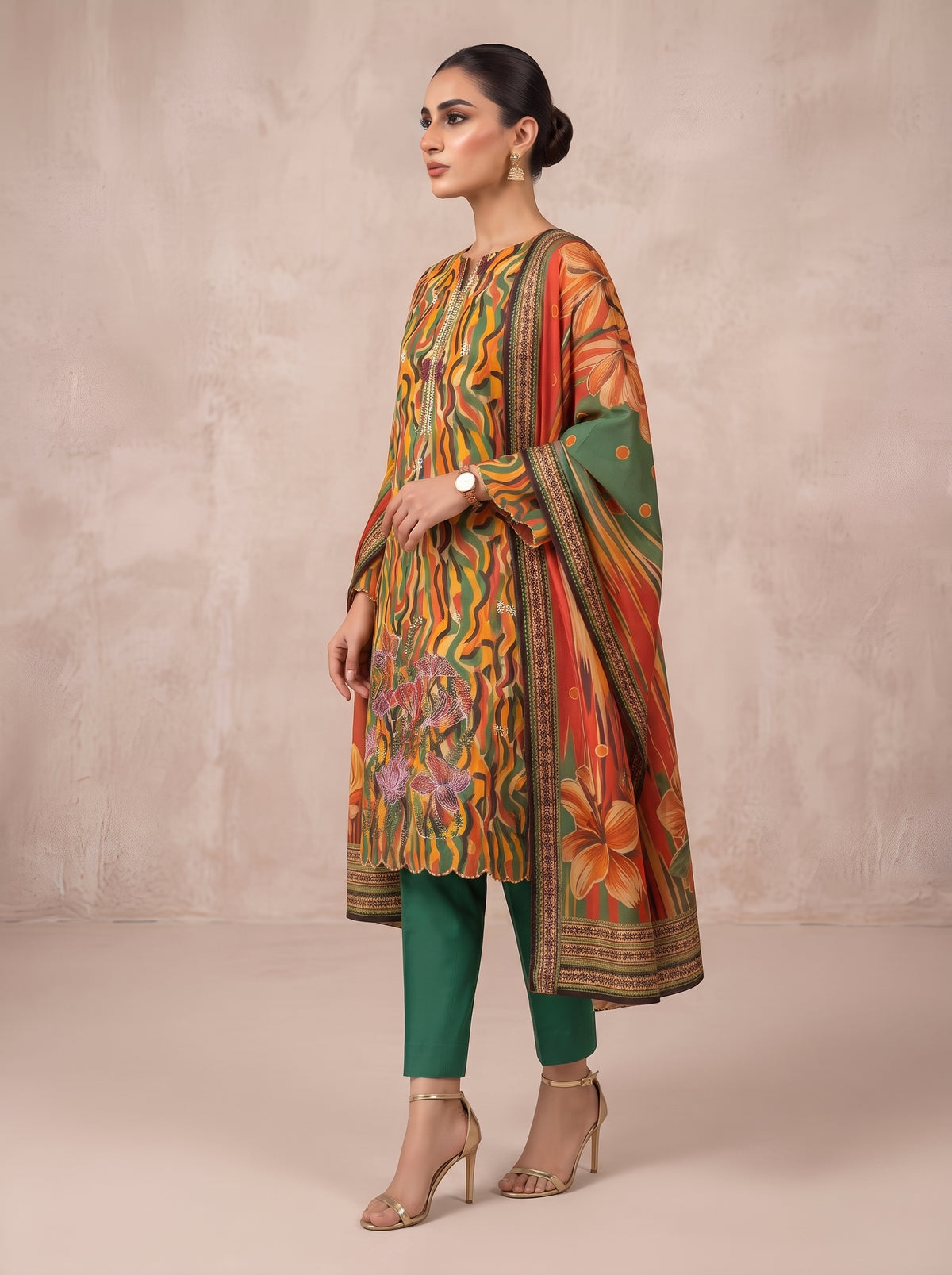 ABEESHA.B BY BULANDI EMBROIDERY 3-PIECE