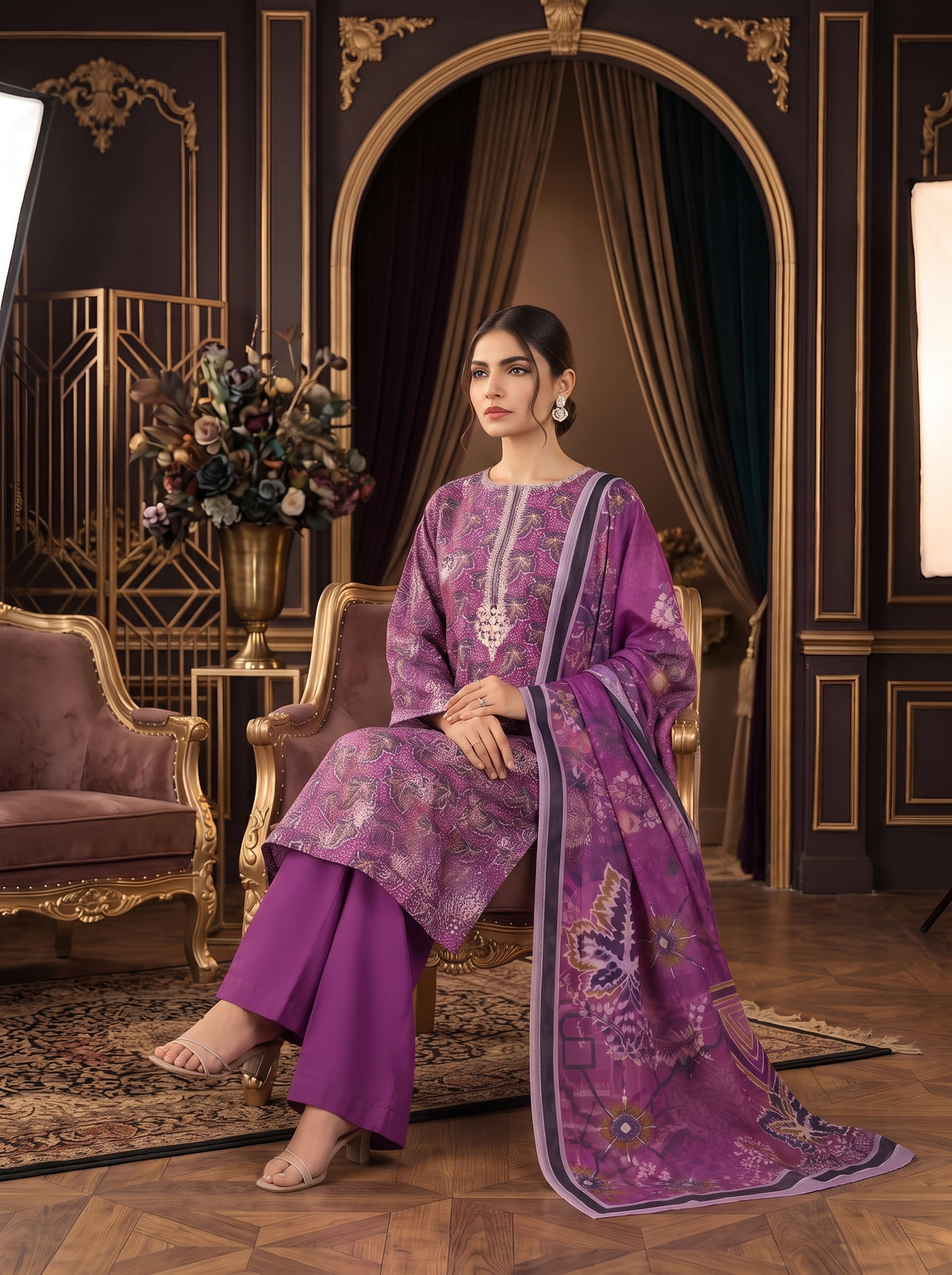MEHRMA BY BULANDI EMBROIDERY 3-PIECE
