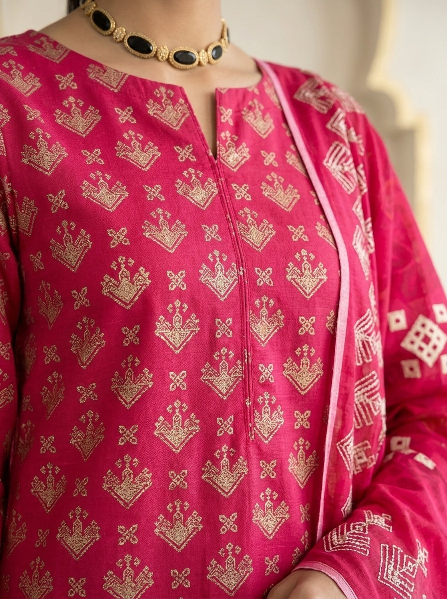 ALKARAM LINEN 3-PIECE