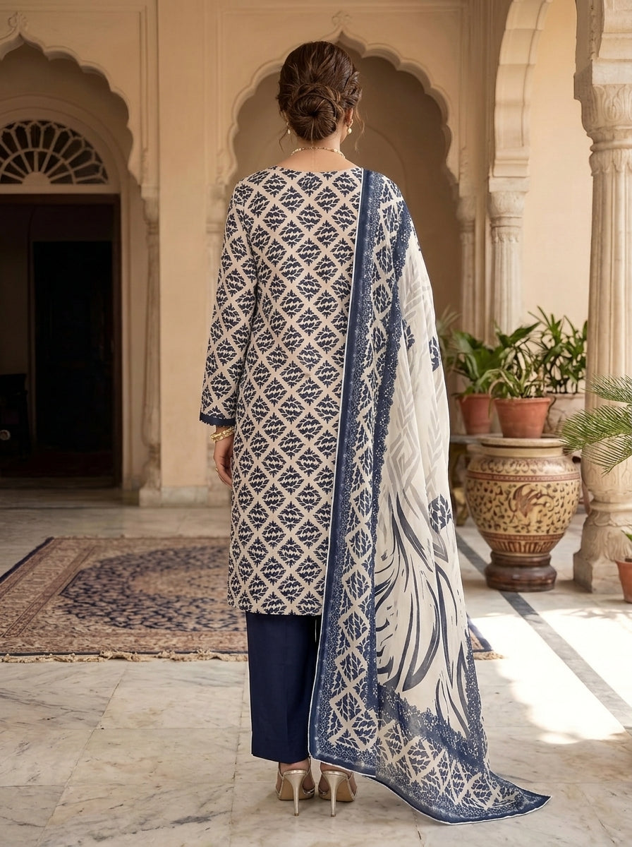 KHAADI DORYA LINEN 3-PIECE