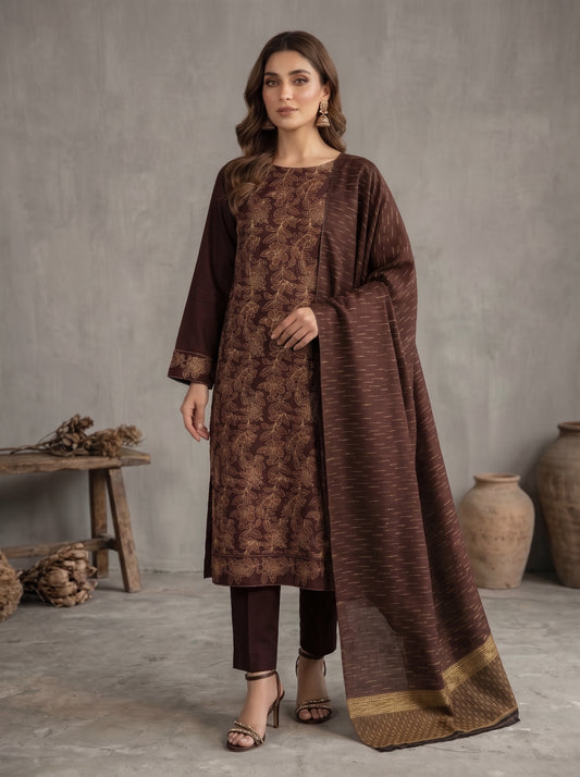 AALFAZ BY BULANDI EMBROIDERY 3-PIECE