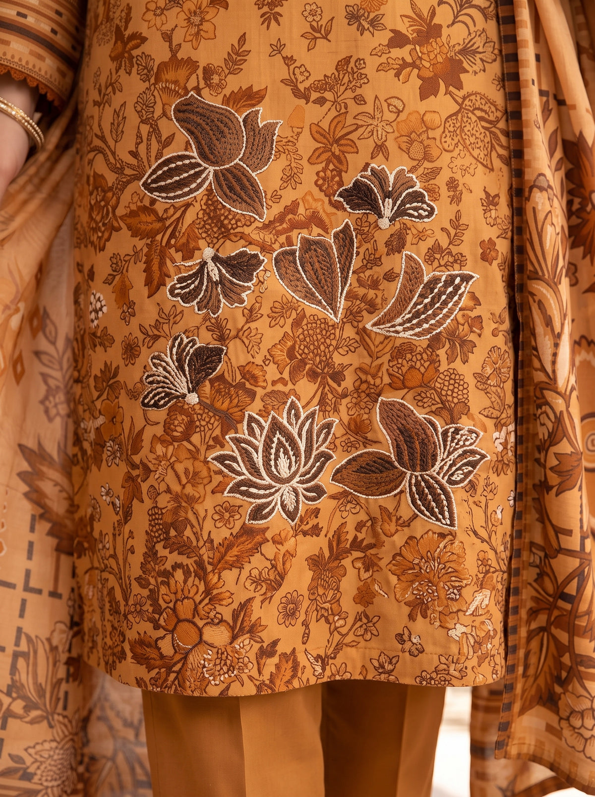 ABEESHA.B BY BULANDI EMBROIDERY 3-PIECE