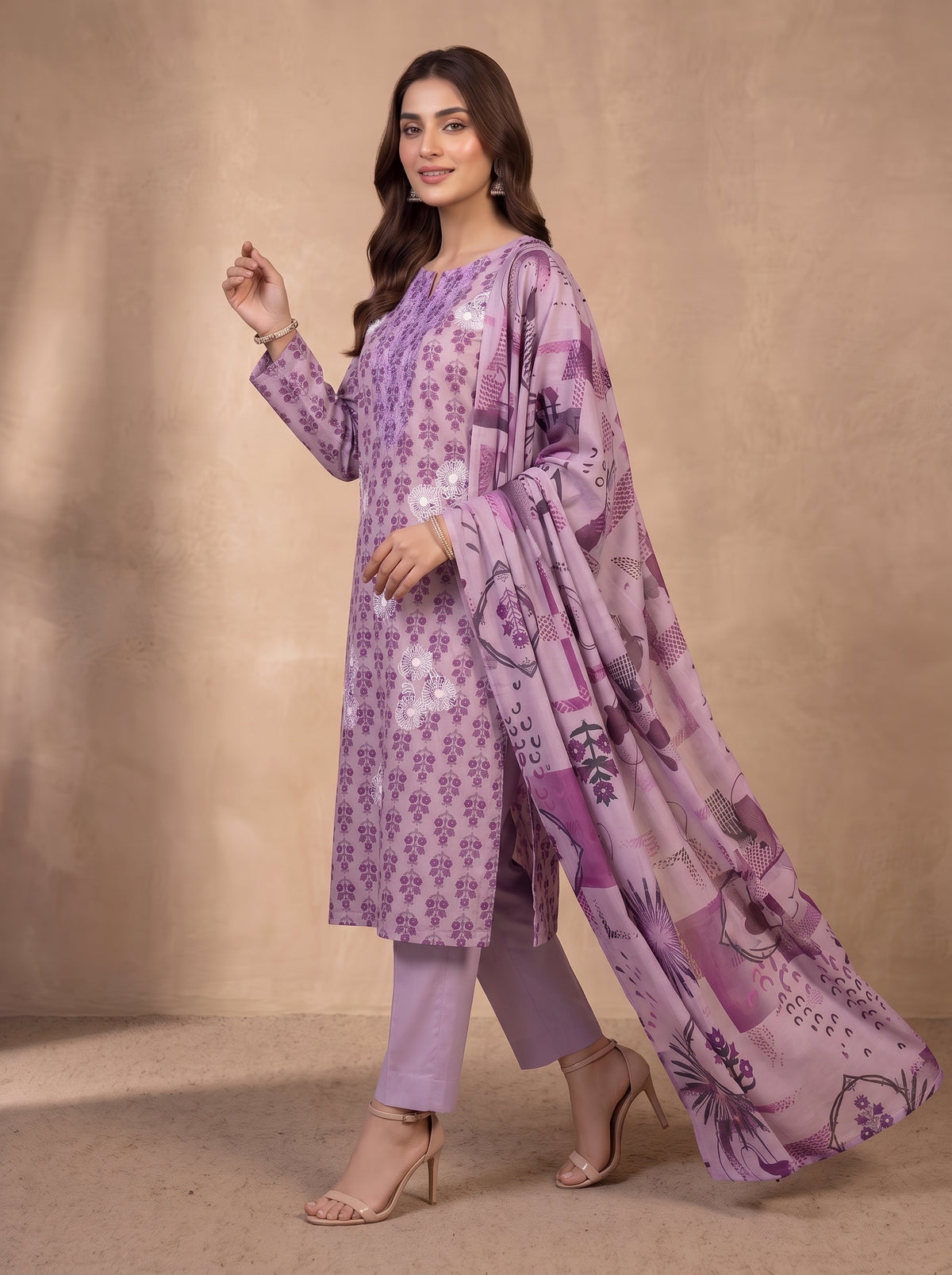 RESHAM BY BULANDI EMBROIDERY 3-PIECE