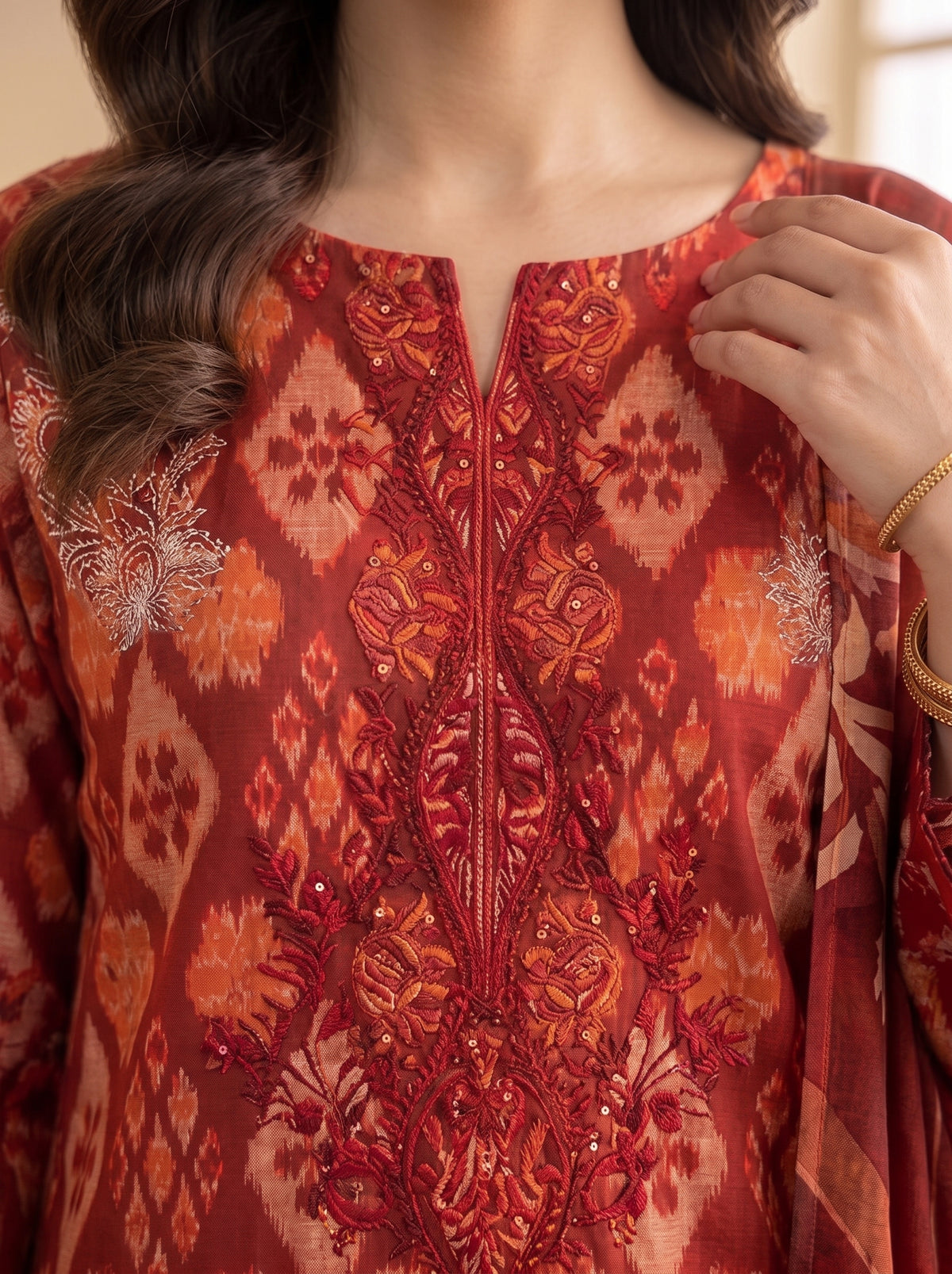 NUVERA BY BULANDI EMBROIDERY 3-PIECE