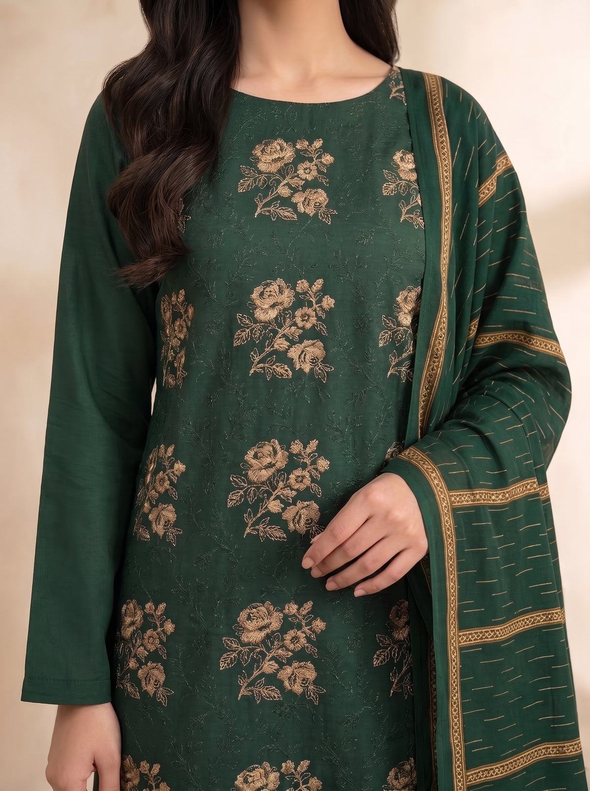 DILL NOOR BY BULANDI EMBROIDERY 3-PIECE