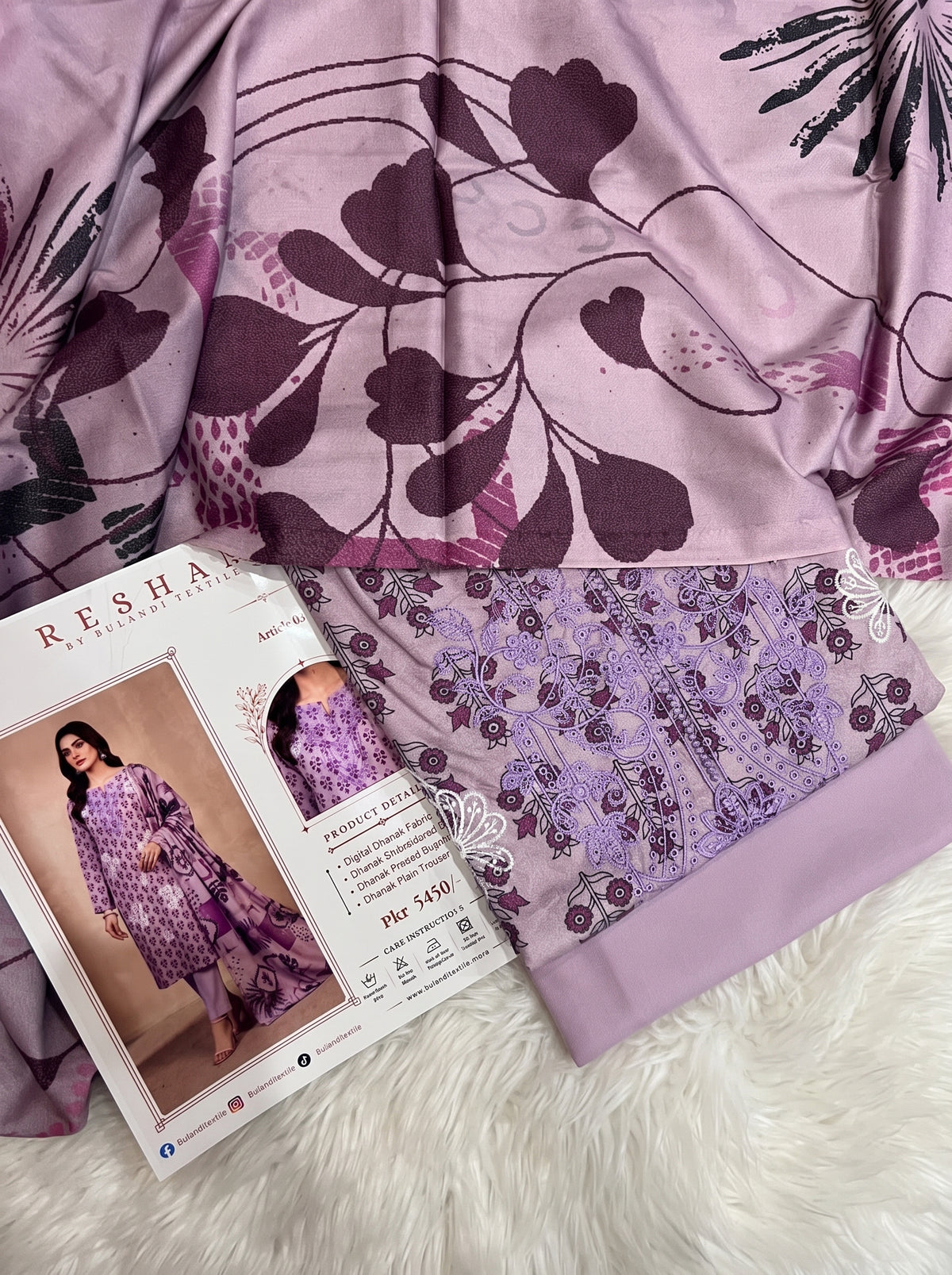 RESHAM BY BULANDI EMBROIDERY 3-PIECE