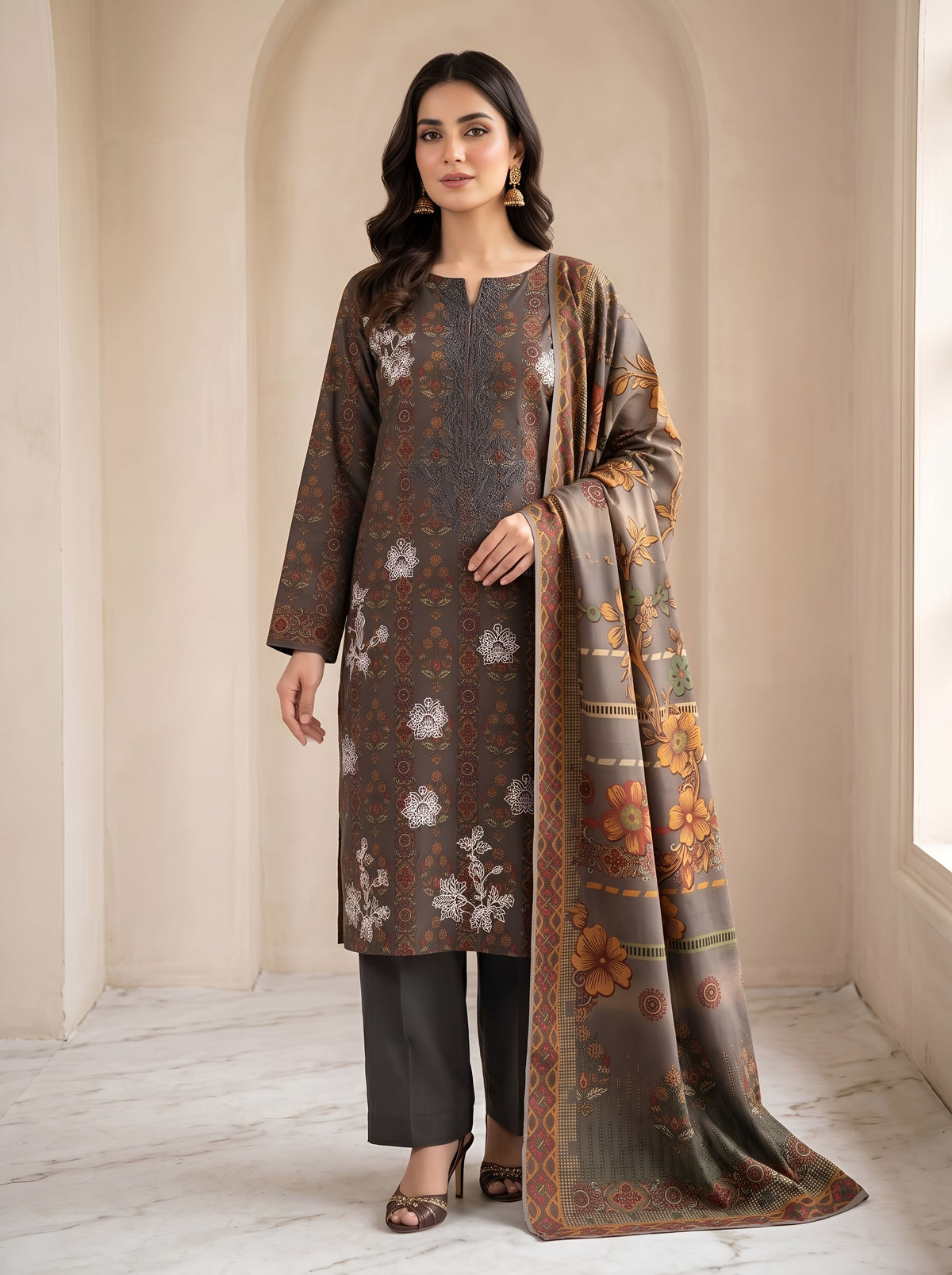 NUVERA BY BULANDI EMBROIDERY 3-PIECE