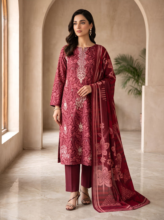 MEHRMA BY BULANDI EMBROIDERY 3-PIECE