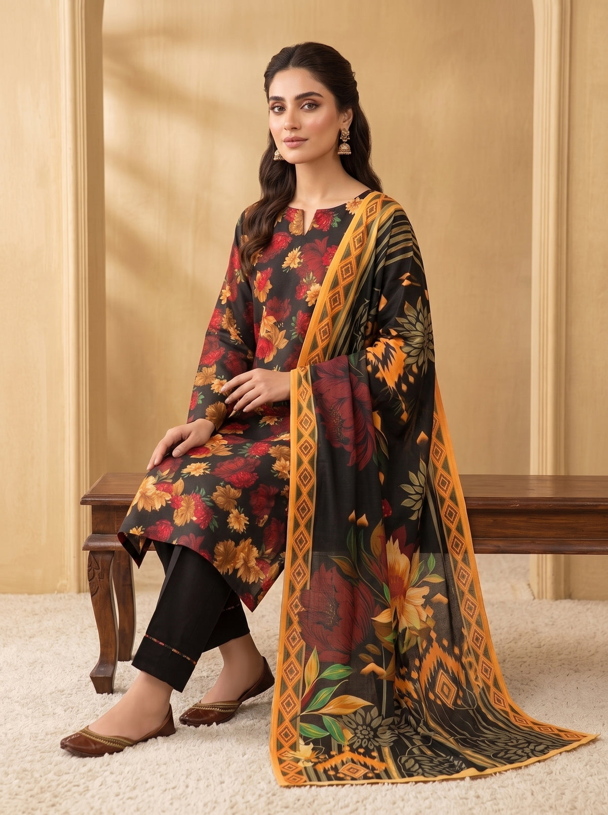BIN SAEED LINEN 3-PIECE