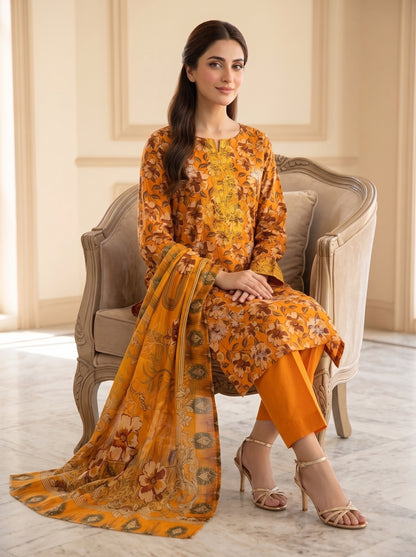 NUVERA BY BULANDI EMBROIDERY 3-PIECE