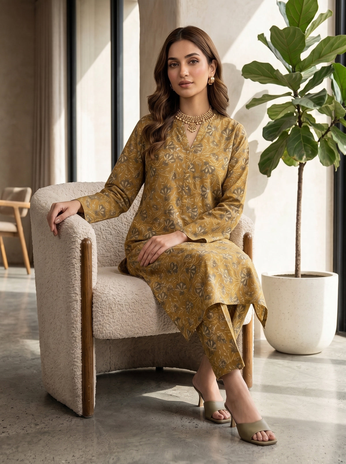 KHAADI DHANAK 2 PIECE