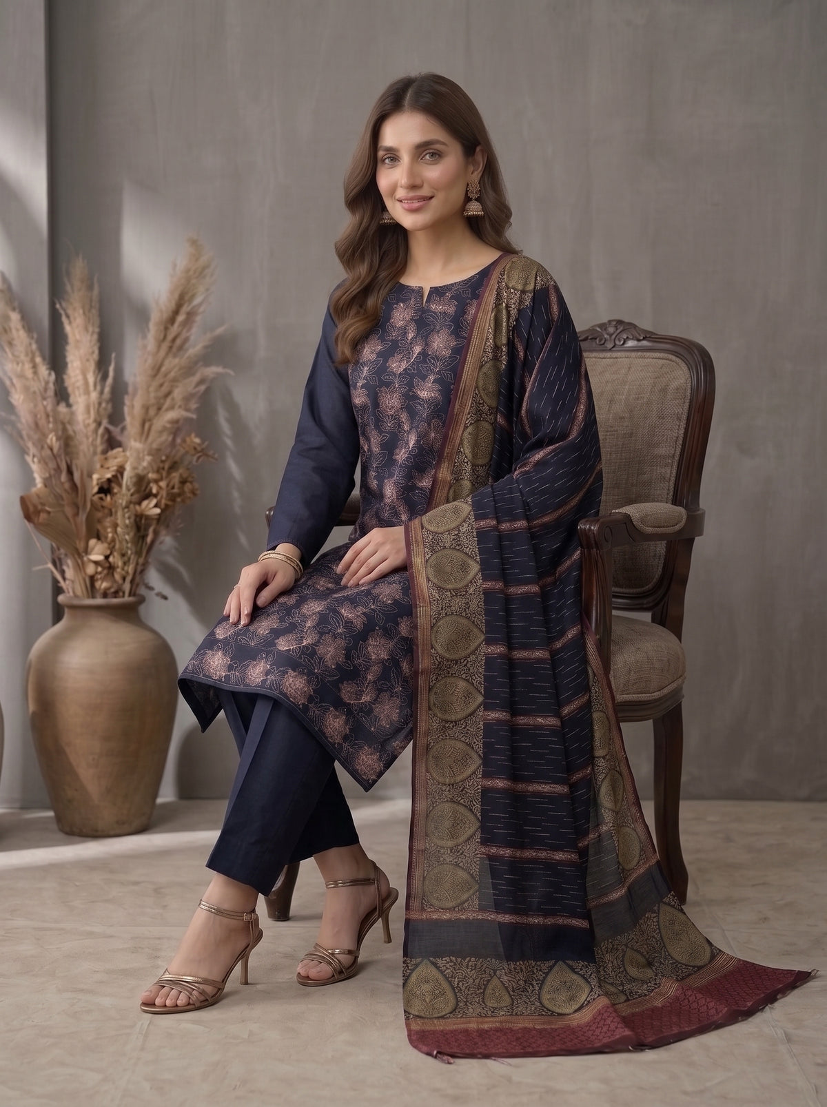 AALFAZ BY BULANDI EMBROIDERY 3-PIECE