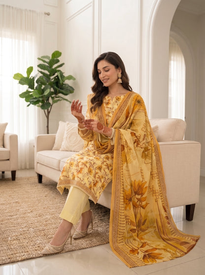BIN SAEED LINEN 3-PIECE
