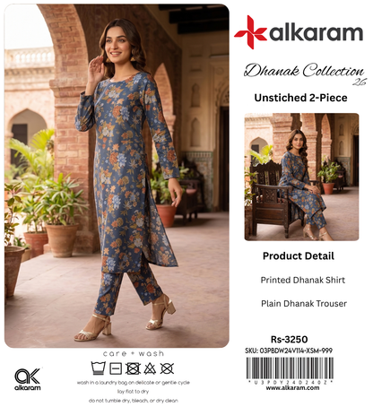 ALKARAM DHANAK 2 PIECE