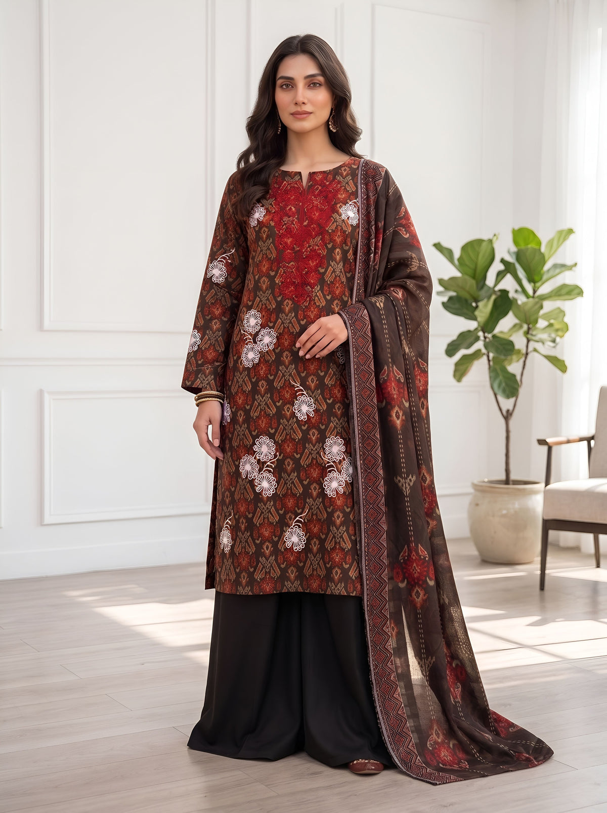 RESHAM BY BULANDI EMBROIDERY 3-PIECE