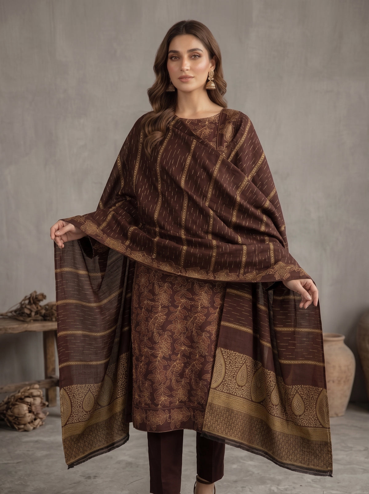 AARZU BY BULANDI EMBROIDERY 3-PIECE